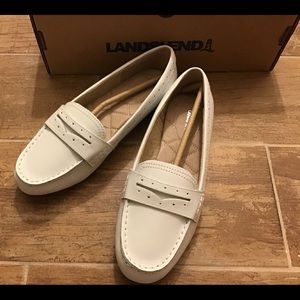 NEW LANDS END Leather Comfort Penny Loafers